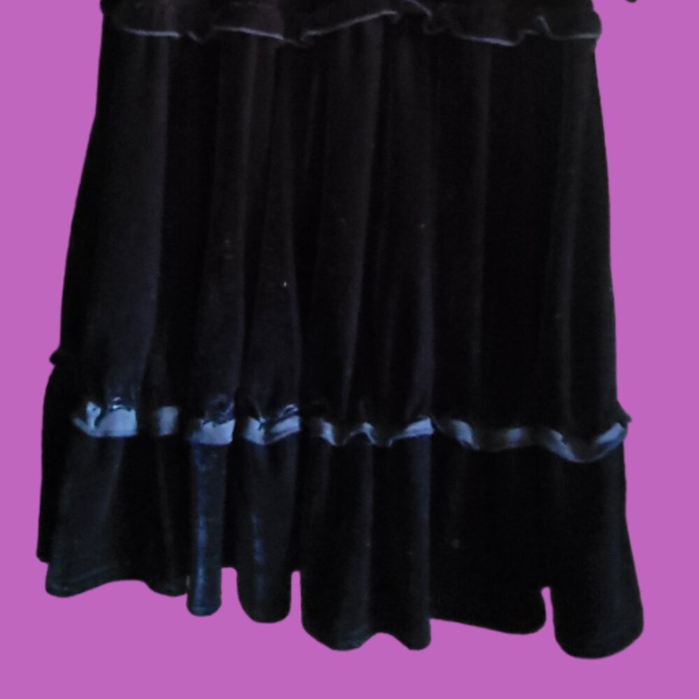 KILLSTAR PRUDENCE BLACK VELVET DRESS SIZE XXL - Picture 7 of 7